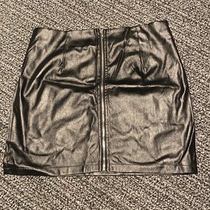 SHEIN Leather Skirt *NEVER WORN*